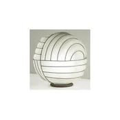 SIRU - Stona lampa CARTESIO 1xE27/60W/230V braon/bela venecijansko staklo