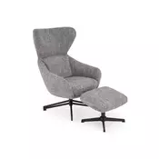 Fotelja Houston 2093 (Siva) Siva, 110x75x85cm, Tkanina, NogeNogeGambe: Metal, Djelomicno sastavljeno