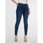 Orsay Temno modre ženske skinny fit kavbojke 34