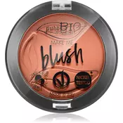 puroBIO Cosmetics Long-lasting Blush dolgoobstojno rdečilo odtenek 02 Matte Coral Pink 3,5 g