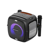 C-TECH Impressio Qubis, Party zvočnik, 80 W, Bluetooth, SD, USB, AUX, 2x mikrofon