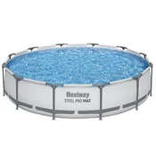 Bestway Bazen metalne konstrukcije 6473, 3.66x0.76m, Sivi