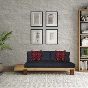 ATELIER DEL SOFA Ležaljka - sofa Prirodno Antracit CPT8371 200