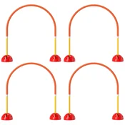 Homestar Set za trening agilnosti psov 4 nastavljive ovire 100x195x95 cm oranžna
