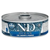 N&D Ocean Vlažna hrana za macice Ocean Kitten, Bundeva i Bakalar, 70 g