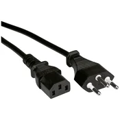 VALUE Value tok priključni kabel [1x T12 vtič - 1x ženski konektor IEC C13\, 10 A] 0.8 m črna, (20630692)