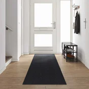 Tepih trkac Antracit 80 x 500 cm tkanina