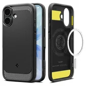 Spigen - Rugged Armor MagSafe ovitek za iPhone 17 ACS10367 - mat črna