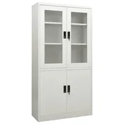 Uredski ormaric svjetlosivi 90 x 40 x 180 cm celicni