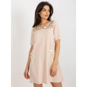 Dress-LK-SK-506735.82-beige