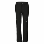 Childrens softshell pants ALPINE PRO CORDO black