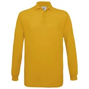 MAJICA DUGI RUKAVI B&C SAFRAN POLO LSL 180G ZLATNA ŽUTA L!!