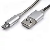 KETTZ kabl usb metalni MICRO 1m Silver MAB-K010