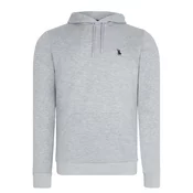 V4011 DEWBERRY MENS HOODED SWEATSHIRT-GREY