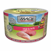 Varčno pakiranje MAC´s Cat 12x200 g - Kitten teletina & piščančja srca