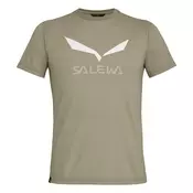 Salewa SOLIDLOGO DRY M T-SHIRT, maja m.kr poh, rjava 27018