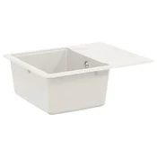 Vidaxl Umivalnica Bela 560 x 460 mm 80% Kvarc in 20% Smola