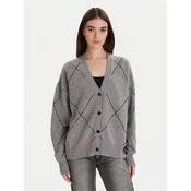 ViCOLO Pletena jopica 77070F Siva Regular Fit
