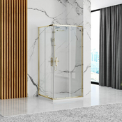 Rea Punto 90x90 tuš kabina Gold