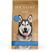 DOGS LOVE Suha pasja hrana ADULT - LOSOS IN POSTRV - 2 kg