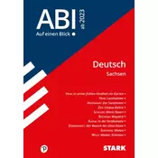 STARK Abi - auf einen Blick! Deutsch Sachsen 2023