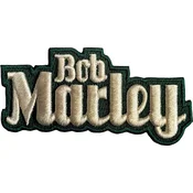 Bob Marley Text Logo Našitek za šivanje 9 x 4 cm