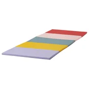 PLUFSIG Sklopiva podloga za gimnastiku, crvena/lila, 78x185 cm