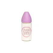 Suavinex Flašica Staklena 240Ml 3P S Ljubicasta