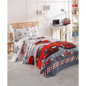 Hanah home Set Single prekrivac Crazy, 160x235cm, Crvena