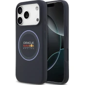 Ovitek Red Bull Silikonski moder obroč MagSafe ovitek za iPhone 17 Pro mornarsko modra (RBHMP17L24SIILVB)