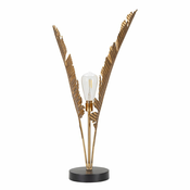 Stolna lampa u zlatnoj boji (visina 65 cm) Palm – Mauro Ferretti