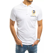 Moška bela polo majica Dstreet
