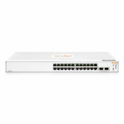 Hewlett Packard Enterprise Aruba Instant On 1830 24G 2SFP Managed L2 Gigabit Ethernet (10/100/1000) 1U
