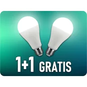 V-TAC E27 LED žarnica 17W, 1710LM, A65, 1+1 gratis! Farba svetla: Topla bela