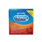 DUREX kondomi Love sex Love, 3+1 gratis