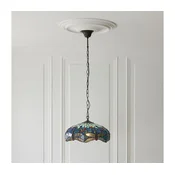 Endon 112195 - Luster na lancu Tiffany DRAGONFLY 1xE27/60W/230V, precnik 41 cm