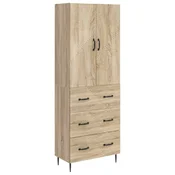 Vidaxl Set omar 2 szt. Sonoma hrast 66 x 34,5 x 90 cm Inženirski les