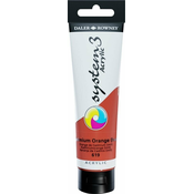 Daler Rowney System3 Akrilna barva Cadmium Orange Hue 150 ml 1 kos
