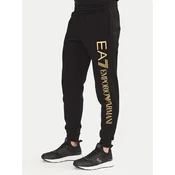 EA7 Emporio Armani Spodnji del trenirke 7M000572 AF10377 MC004 Črna Regular Fit