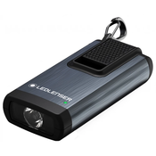 Ledlenser K6R Safety punjiva lampa sa privjeskom s alarmom, siva