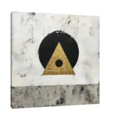 Canvas Slika na platnu Triangle, Bez rama, 80x80 cm