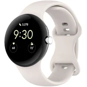 GS Silikonski pašček za Google Pixel Watch 3 45 mm, bež