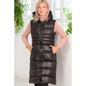 Z6757 DEWBERRY WOMENS VEST-LIGHT BLACK