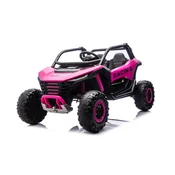 Voziček na akumulator RACING Road 2000 4x4 - dvosed - roza