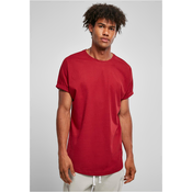 Long turnup t-shirt brick