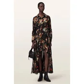 AllSaints obleka viskozna MARIA