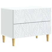 Nocni ormaric Bijela 62 x 34,5 x 48 cm Konstruirano drvo