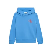 Calvin Klein Jeans Majica nebeško modra/oranžno rdeča/bela