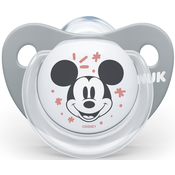 Silikonska duda Nuk - Mickey, 6-18 mjeseci, siv?