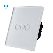 Wi-fi pametni prekidac 3g tuya beli nn (WiFi touch switch) ( ss016 )